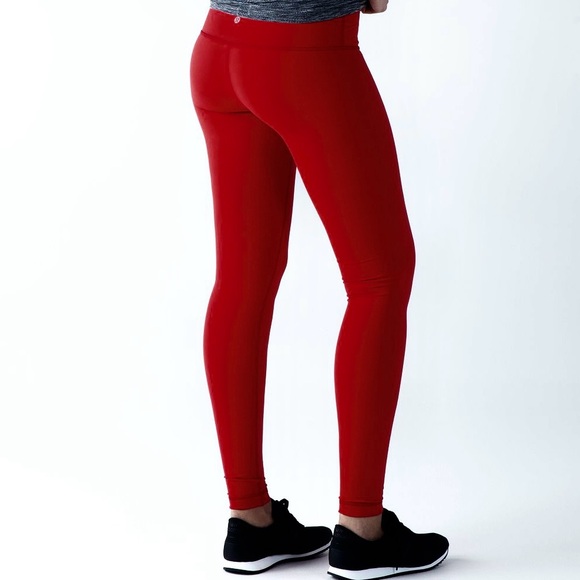 lululemon athletica Pants - Lululemon Wunder Under Pant III Dark Red Size 6
